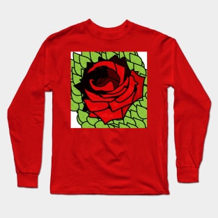 Red Roses Long Sleeve T-Shirt